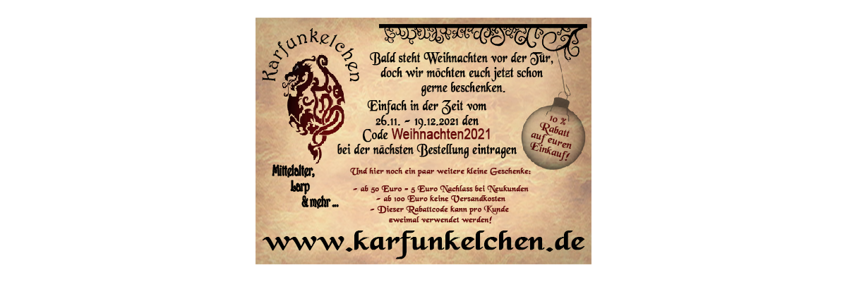 Weihnachten 2021 - 10% Rabatt auf Euren Einkauf - Weihnachten 2021 - 10% Rabatt auf Euren Einkauf