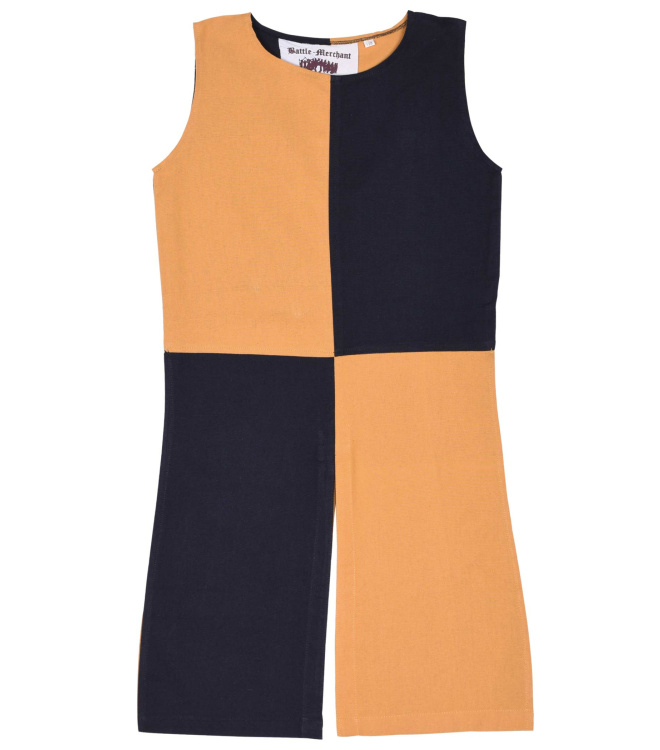 Kinder Waffenrock Lucas, Mi-Parti, gelb/schwarz