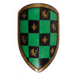 Wappenschild, grün-schwarz