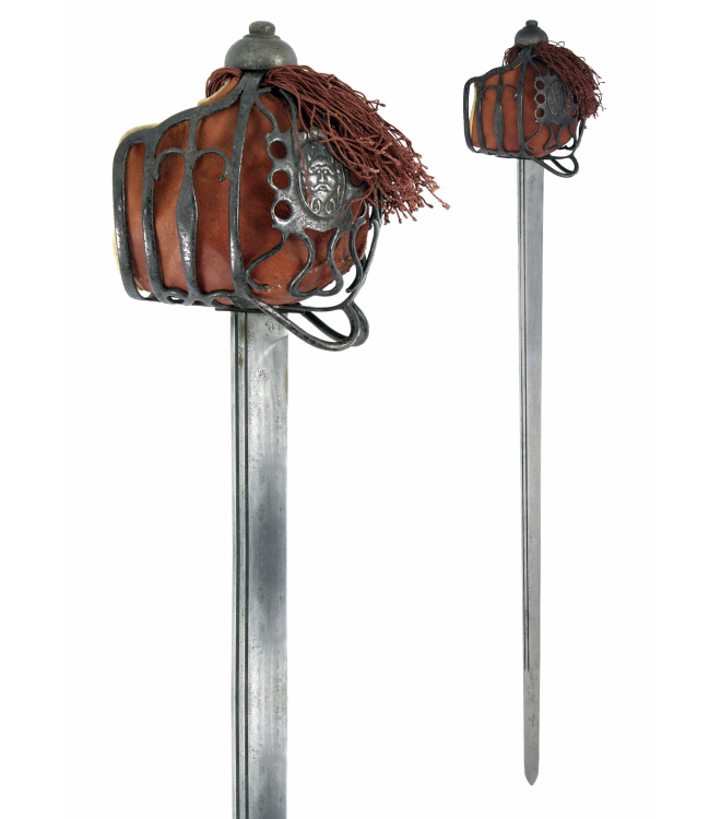 Schottisches Backsword mit Korbgefäß, Antikversion