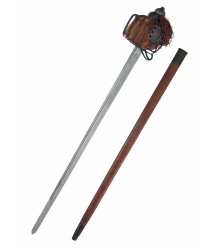 Schottisches Backsword mit Korbgefäß,...