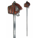 Schottisches Backsword mit Korbgefäß, Antikversion