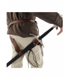 Hochmittelalter Schwertgürtel, Linkshänder