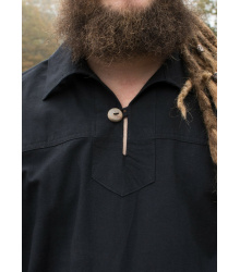 Mittelalter Ritterhemd Götz, schwarz
