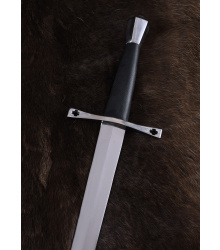 Mittelalterlicher Einhänder mit Kreuz, Stahl