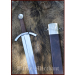 Mittelalterliches Breitschwert mit Scheide