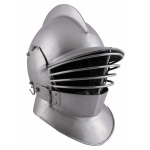 Sturmhaube od. Burgonet, 3-teilig, 2 mm Stahl
