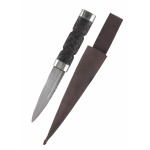 Sgian Dubh Messer mit Lederscheide