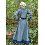 Wikinger Kleid Jona, blaugrau/blau