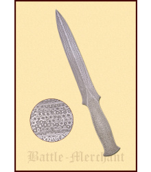 Wurfmesser, Messerklinge aus Damaststahl