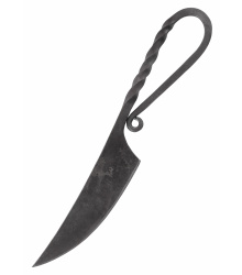 Geschmiedetes Mittelaltermesser, ca. 21 cm