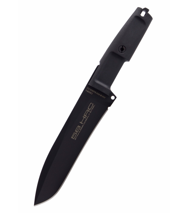 Feststehendes Messer Dobermann IV schwarz, Extrema Ratio