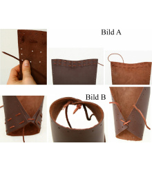 Rückenköcher aus Leder, Bausatz