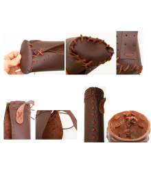 Rückenköcher aus Leder, Bausatz