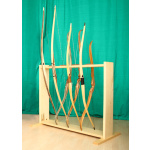 Bogenständer aus Holz für 8 Bögen