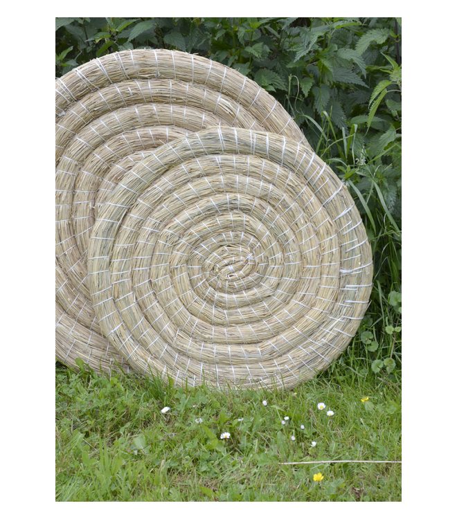 Traditionelle Strohscheibe, rund, 65 cm Durchmesser
