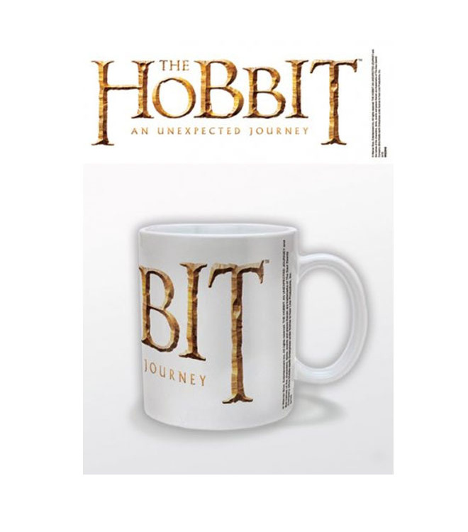 Der Hobbit Tasse - Eine Unerwartete Reise, Logo, weiß