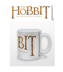 Der Hobbit Tasse - Eine Unerwartete Reise, Logo, weiß