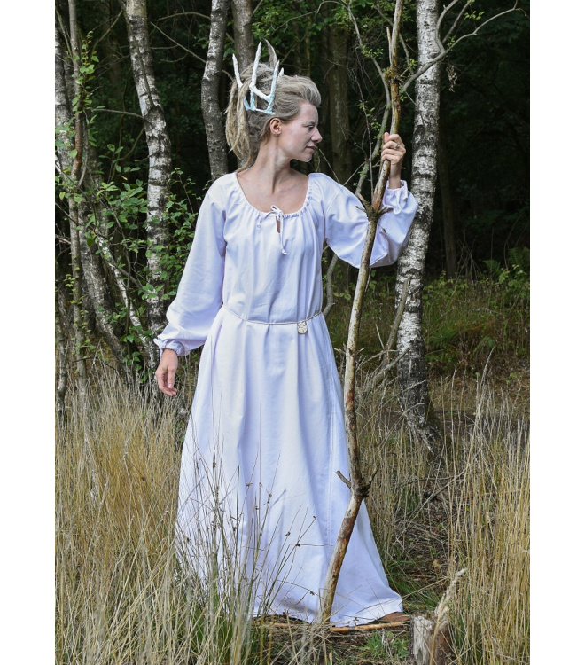 Mittelalterkleid, Unterkleid Ana, weiß