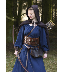 Mittelalterkleid, Unterkleid Ana, blau