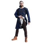 Mittelalter-Beinlinge mit Nestelbändern, braun