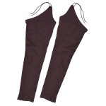 Mittelalter-Beinlinge mit Nestelbändern, braun