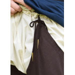 Mittelalter-Beinlinge mit Nestelbändern, braun