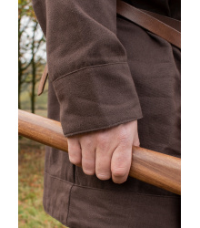 Klappenrock Bjorn, Wikinger-Mantel, braun