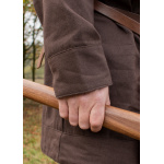 Klappenrock Bjorn, Wikinger-Mantel, braun
