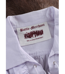 Mittelalter Piratenhemd Henry, weiß (blauer Farbstich)