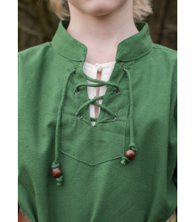 Kinder Mittelalter-Hemd Colin, grün