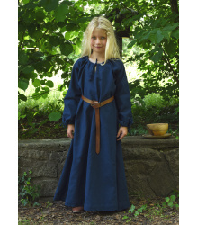 Kinder Mittelalterkleid, Unterkleid Ana, blau