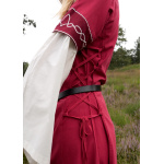 Mittelalterkleid Alvina, rot/natur