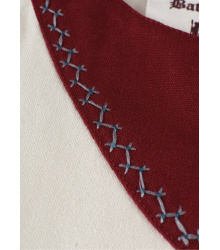 Wikinger Kleid Jona, natur/rot, SONDERANGEBOT (temporär)