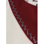 Wikinger Kleid Jona, natur/rot, SONDERANGEBOT (temporär)