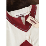 Wikinger Kleid Jona, natur/rot, SONDERANGEBOT (temporär)