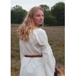Mittelalter-Unterkleid Burglinde mit Trompetenärmeln, natur