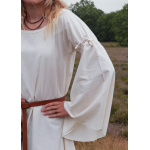 Mittelalter-Unterkleid Burglinde mit Trompetenärmeln, natur