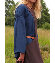 Mittelalter-Überkleid, Surcot Andra, braun