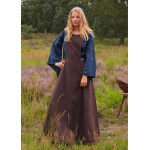 Mittelalter-Überkleid, Surcot Andra, braun