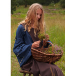 Mittelalter-Überkleid, Surcot Andra, braun