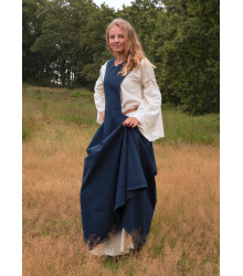 Mittelalter-Überkleid, Surcot Andra, dunkelblau