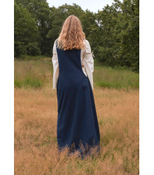 Mittelalter-Überkleid, Surcot Andra, dunkelblau