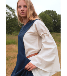 Mittelalter-Überkleid, Surcot Andra, dunkelblau