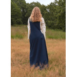 Mittelalter-Überkleid, Surcot Andra, dunkelblau