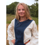 Mittelalter-Überkleid, Surcot Andra, dunkelblau