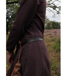 Cotehardie Ava, Mittelalterkleid, braun