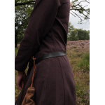 Cotehardie Ava, Mittelalterkleid, braun