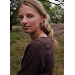 Cotehardie Ava, Mittelalterkleid, braun