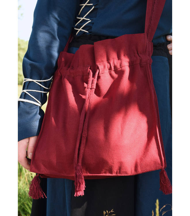 Mittelalterliche Pilgertasche, verschiedene Farben